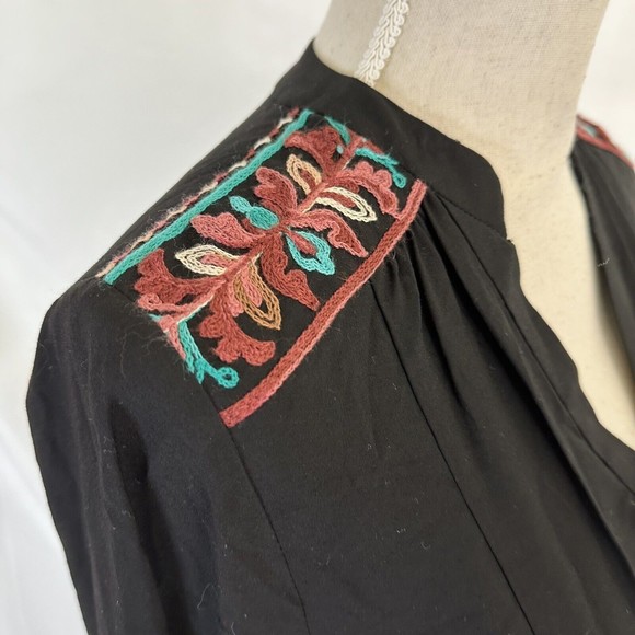 Anthropologie Floreat Avery SMALL Embroidered Boho Dress As Seen On TV - Picture 5 of 8